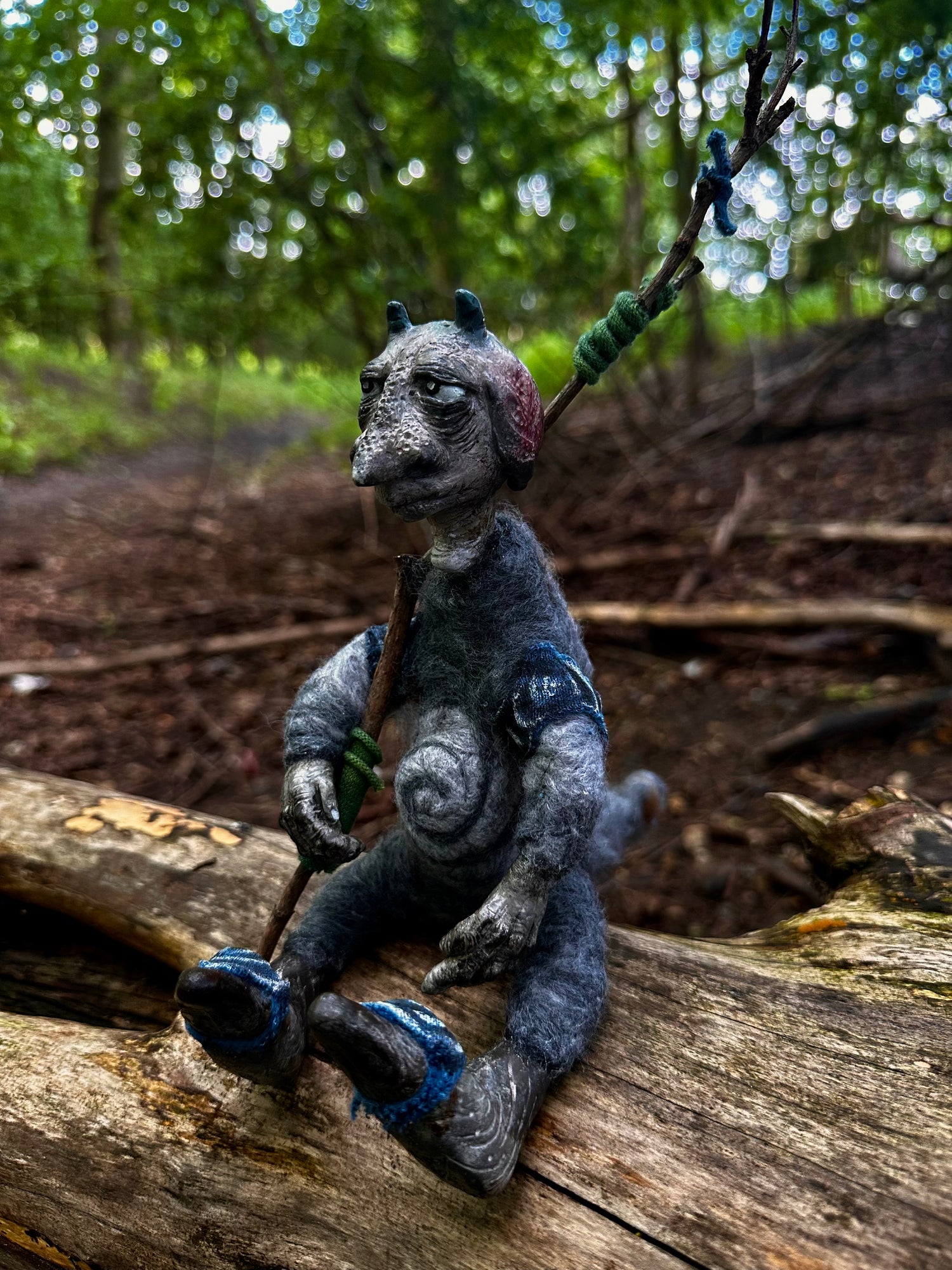 Posable Creature sculptures.