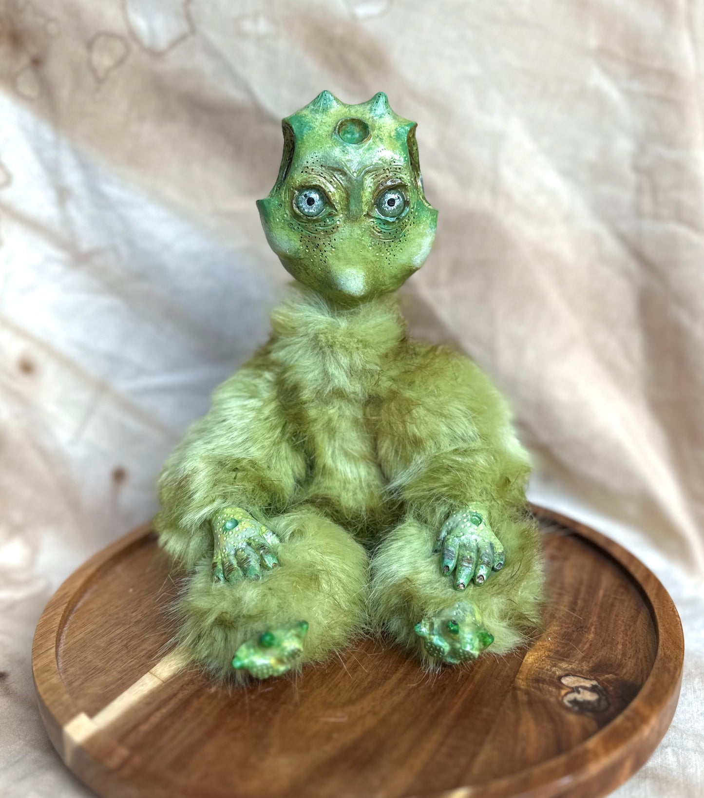 Creature sculpture- The Boggy Mind Being.