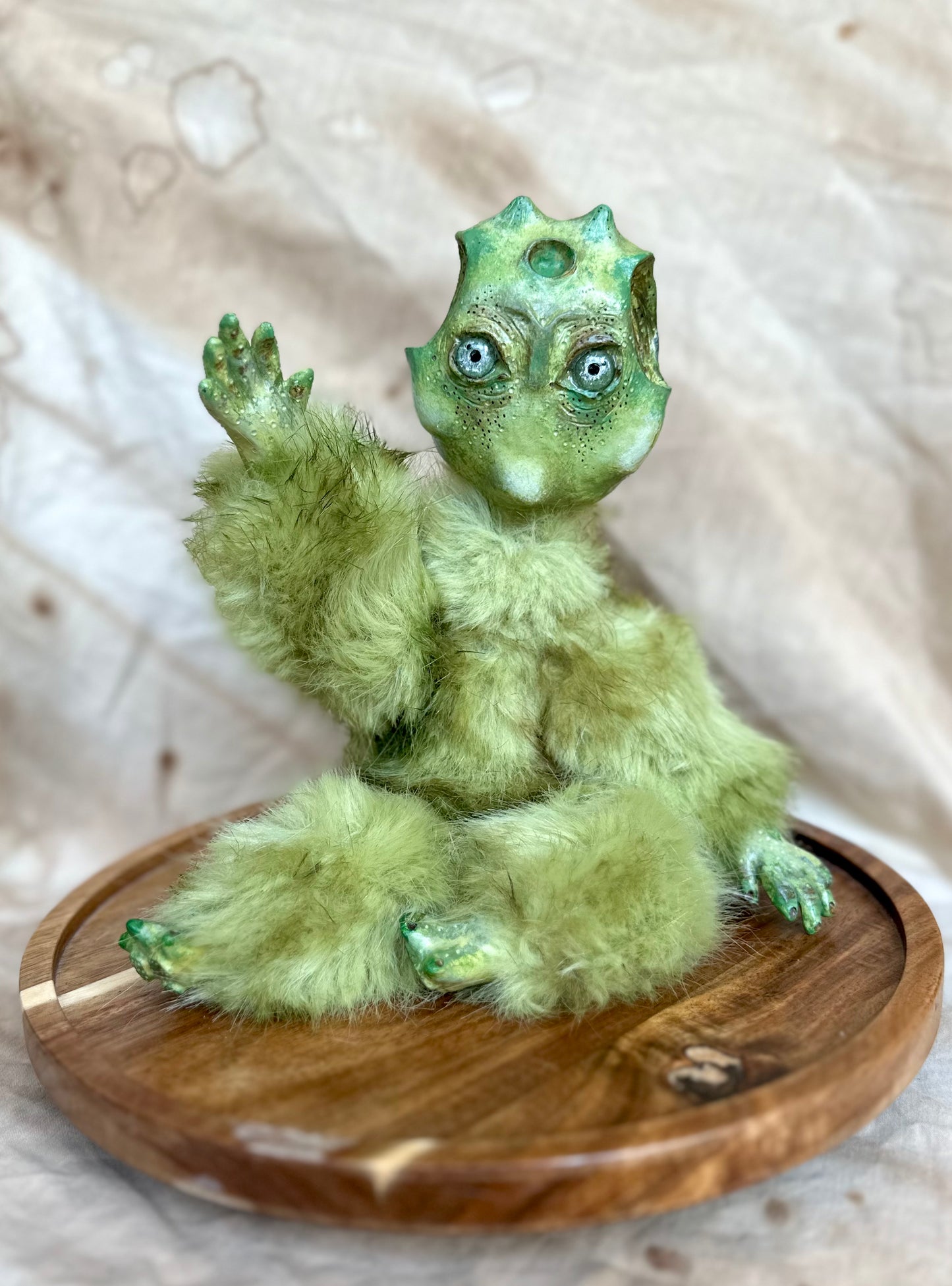 Creature sculpture- The Boggy Mind Being.