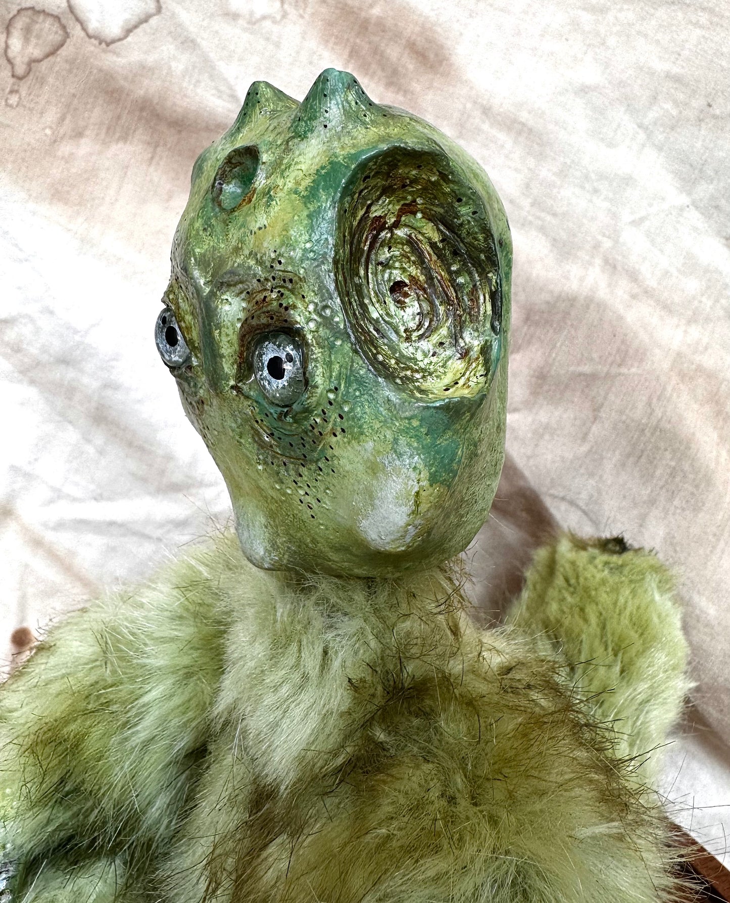 Creature sculpture- The Boggy Mind Being.
