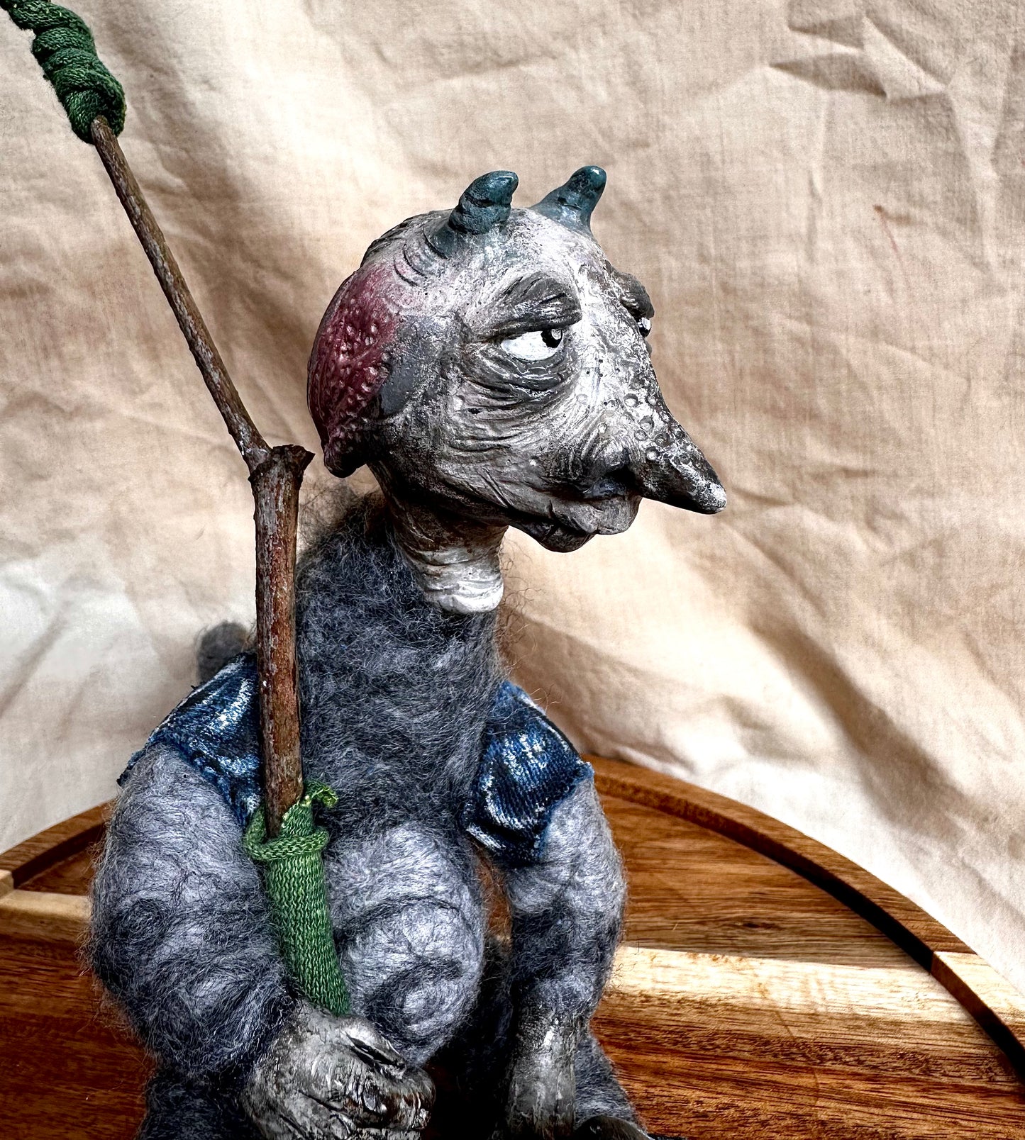 Creature sculpture- The wonderer.