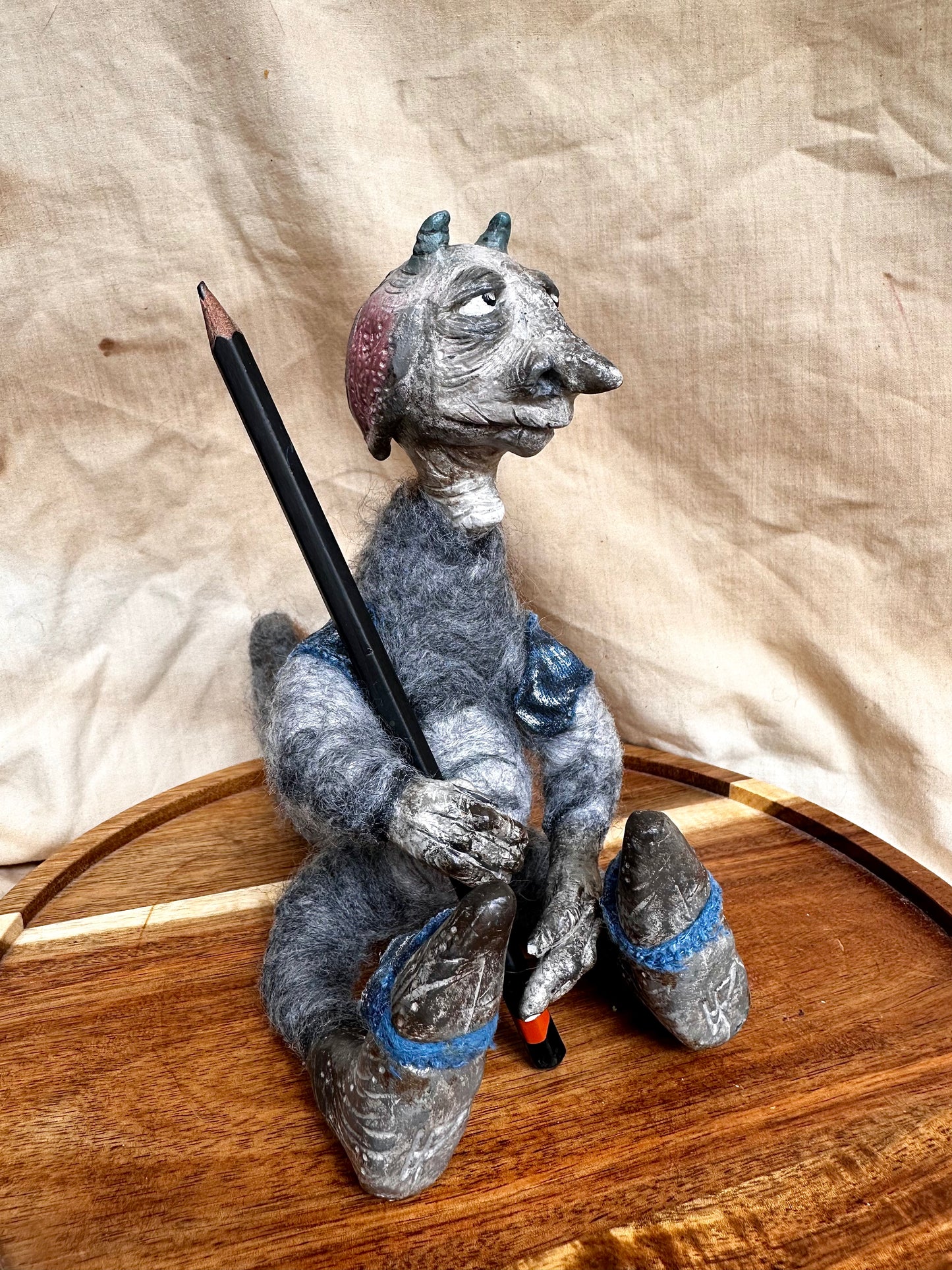 Creature sculpture- The wonderer.