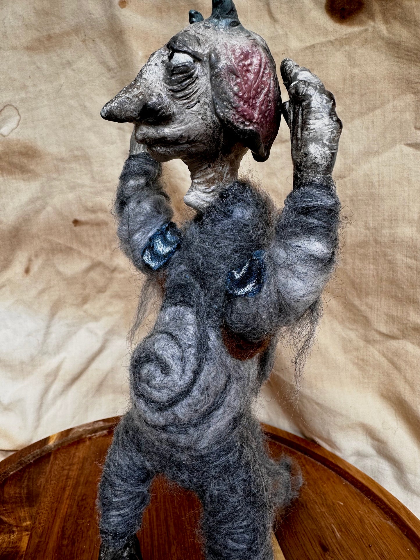 Creature sculpture- The wonderer.