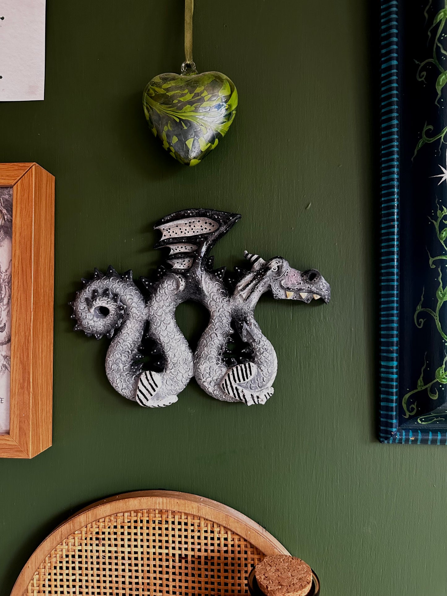 The wise Dragon wall piece.