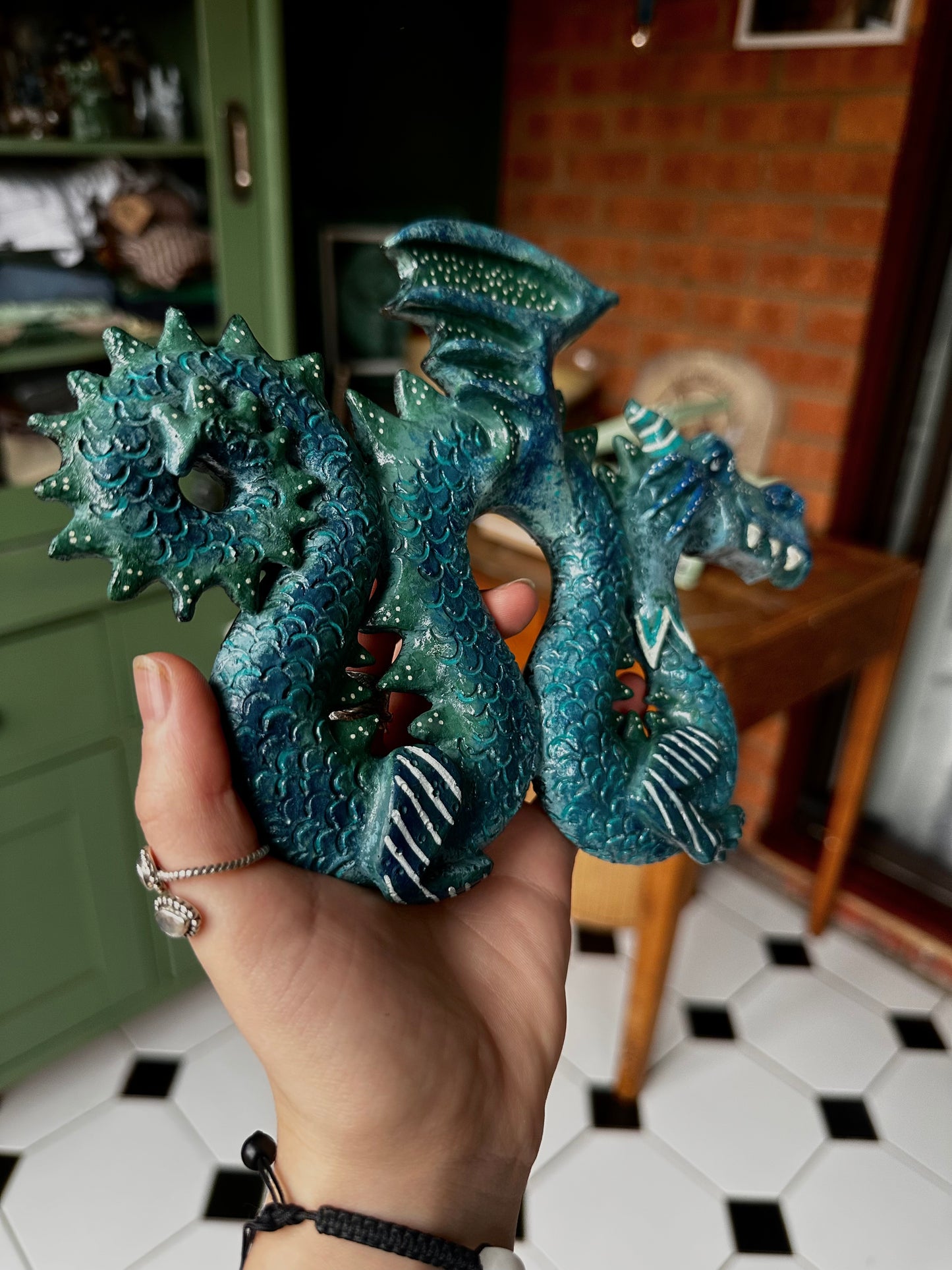 The wise Dragon wall piece.