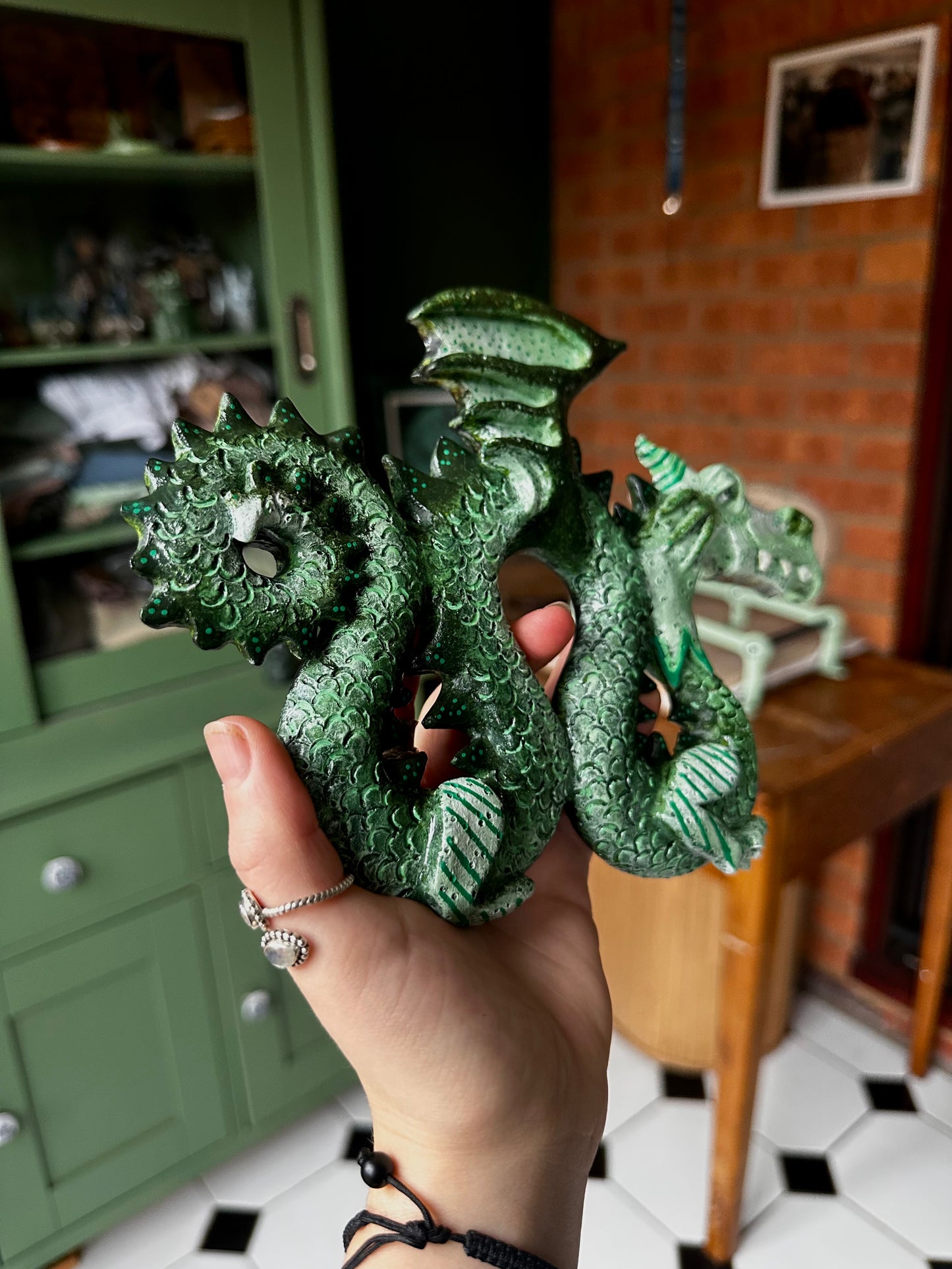 The wise Dragon wall piece.