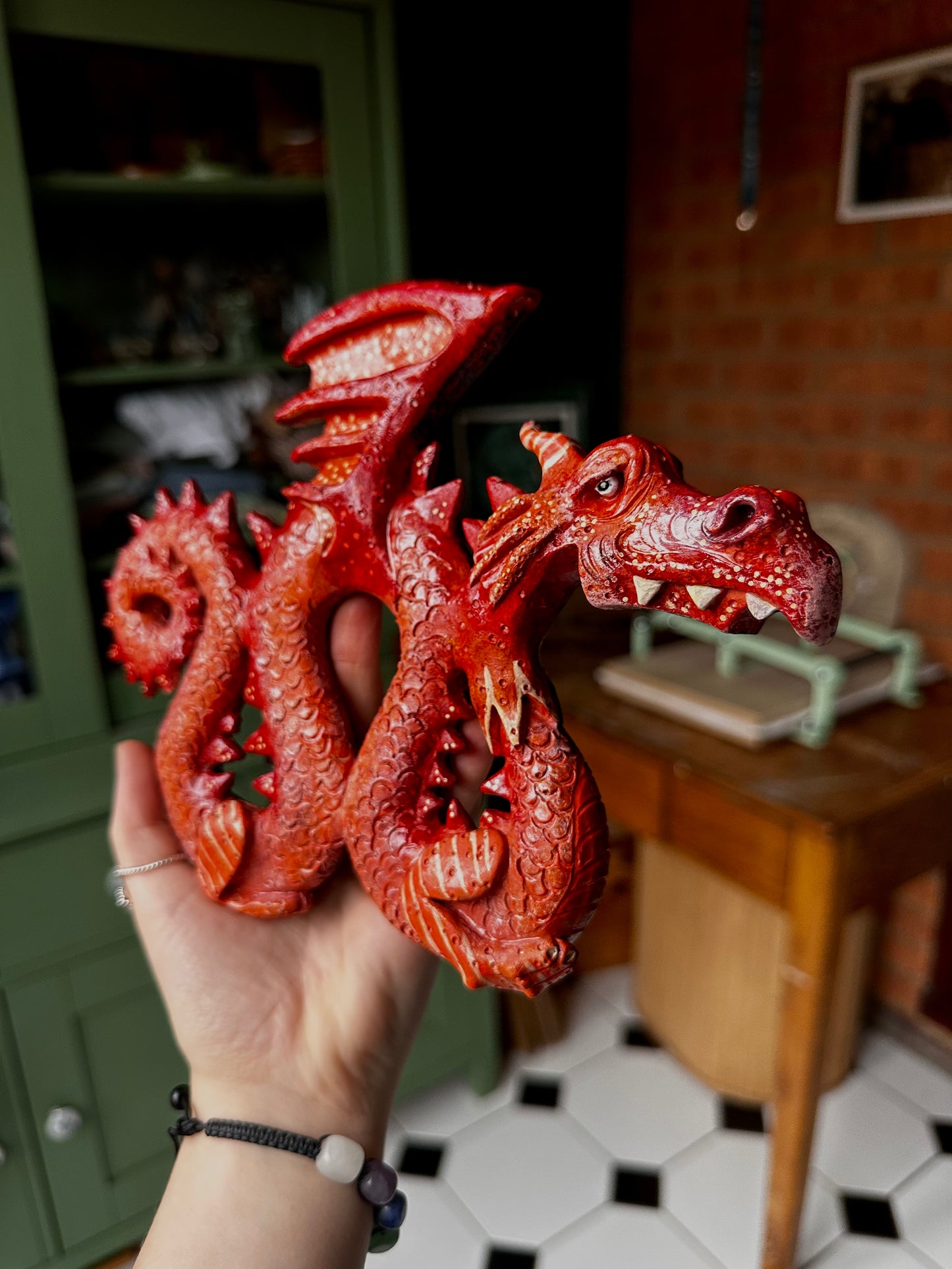 The wise Dragon wall piece.