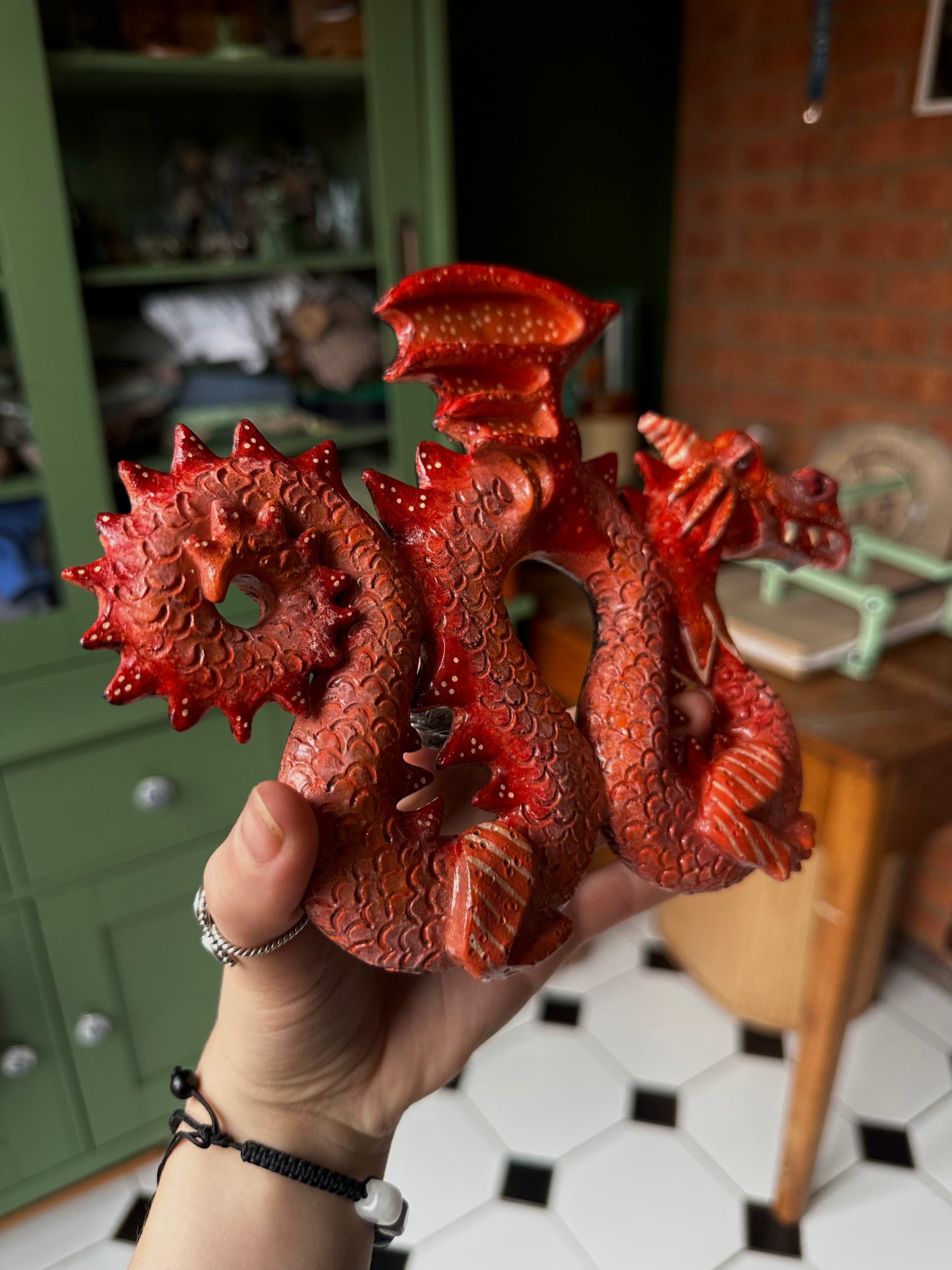 The wise Dragon wall piece.