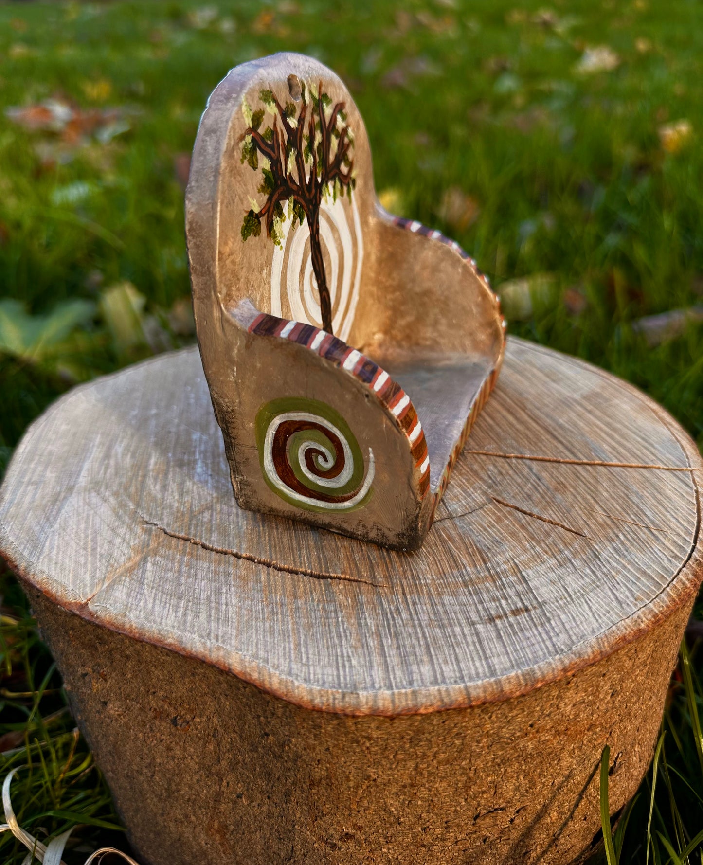 Whimsical mini wall shelf.