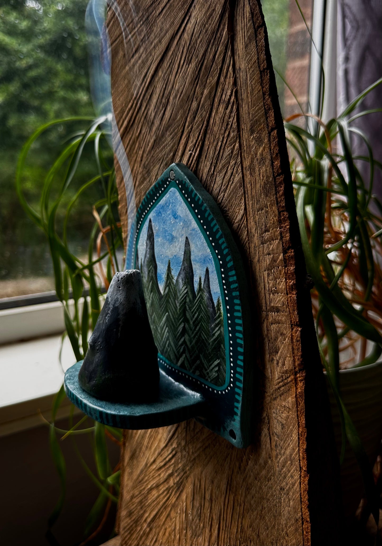 smoky Incense Mountain shelfs.