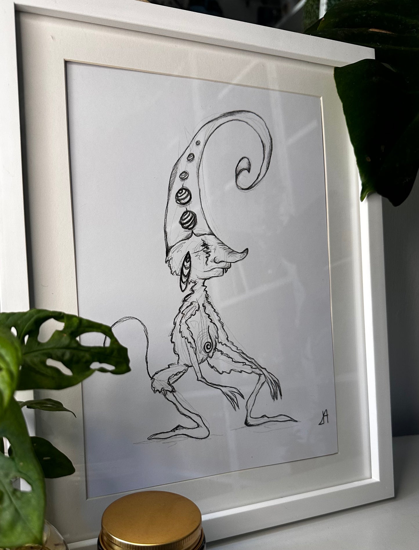 Creature Sketch Print.