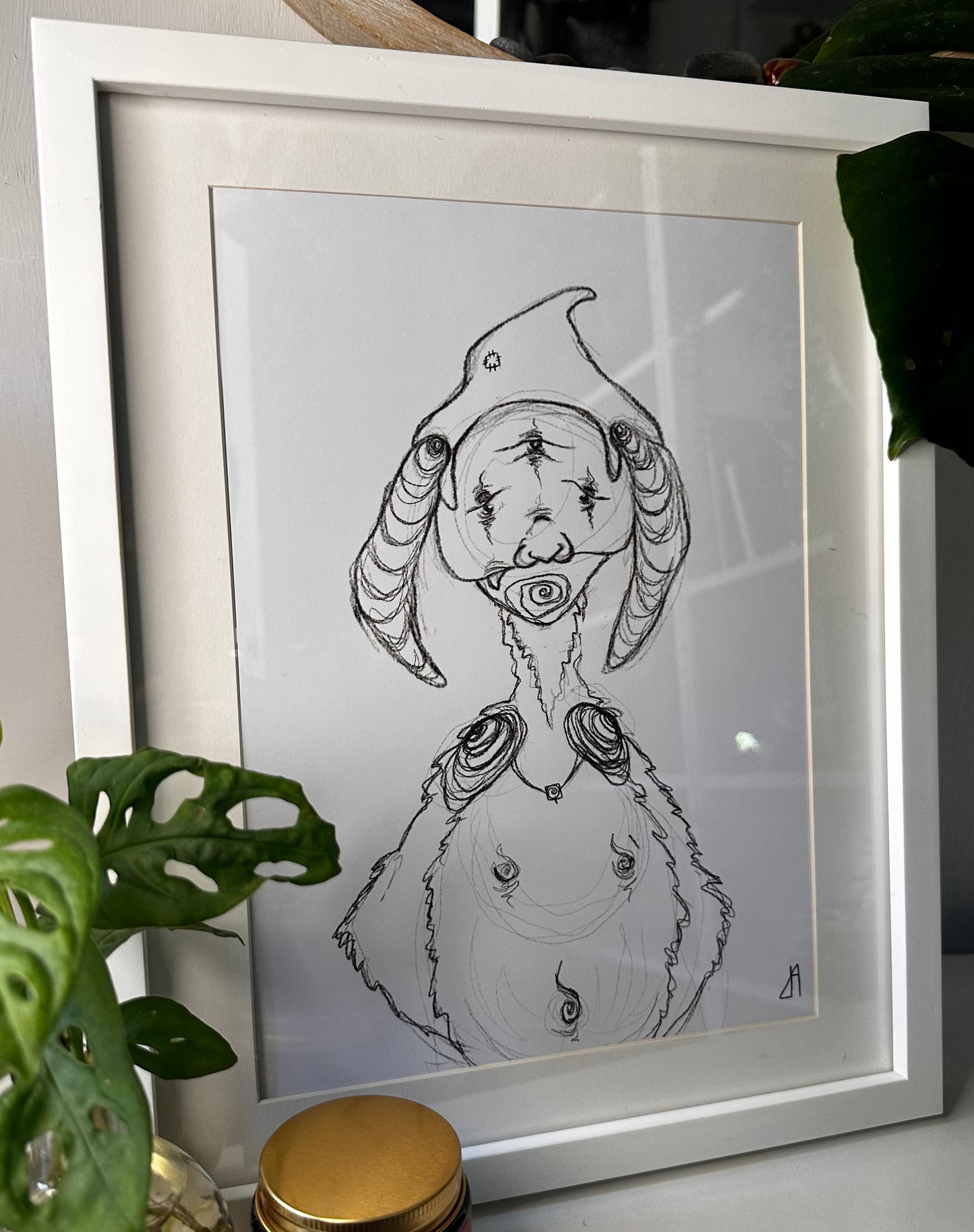 Creature Sketch Print.