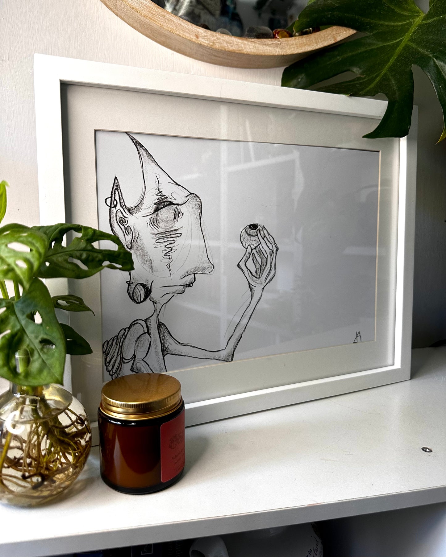 Creature Sketch Print.