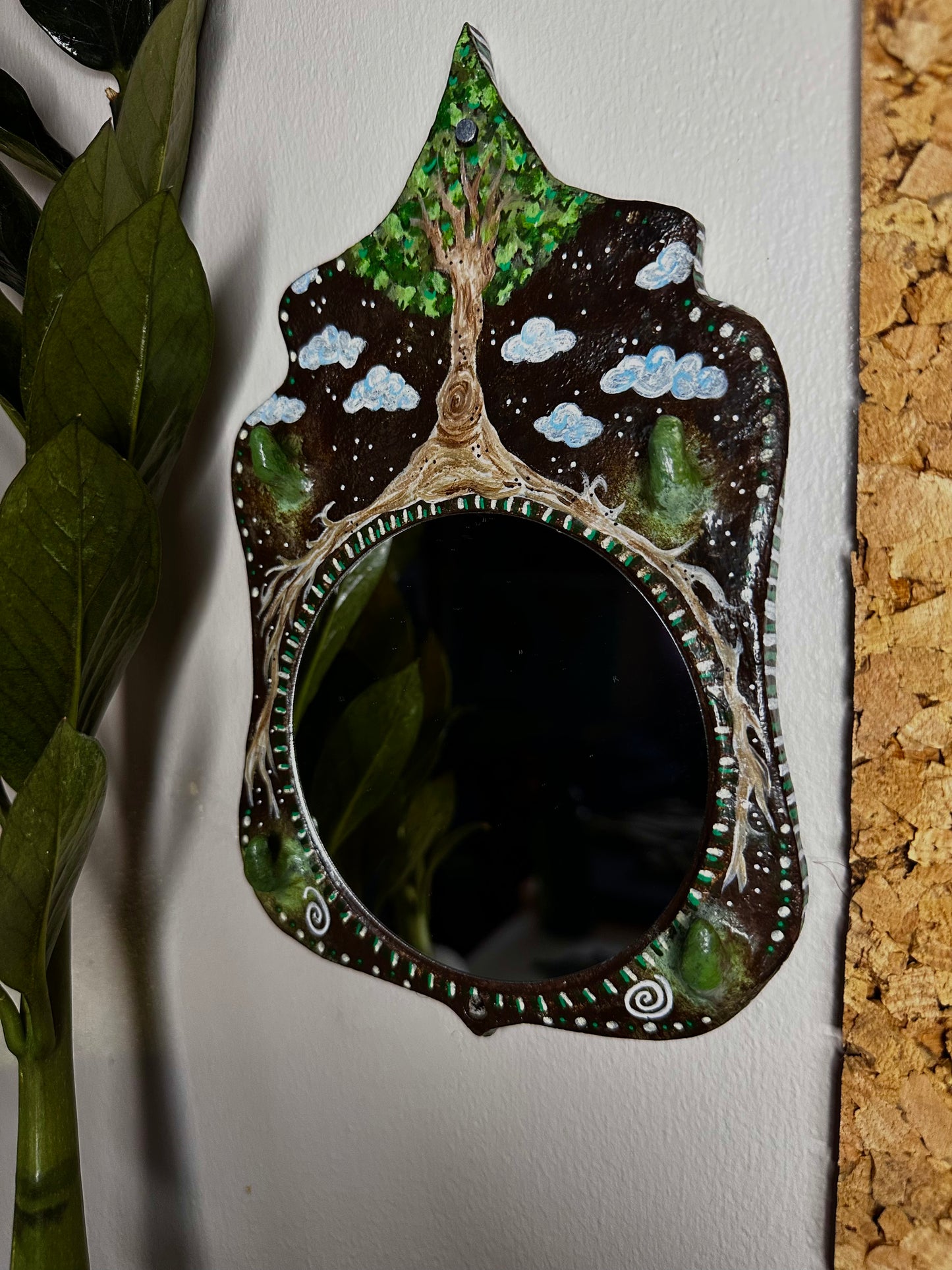 Whimsical Mirror wall Hanger.