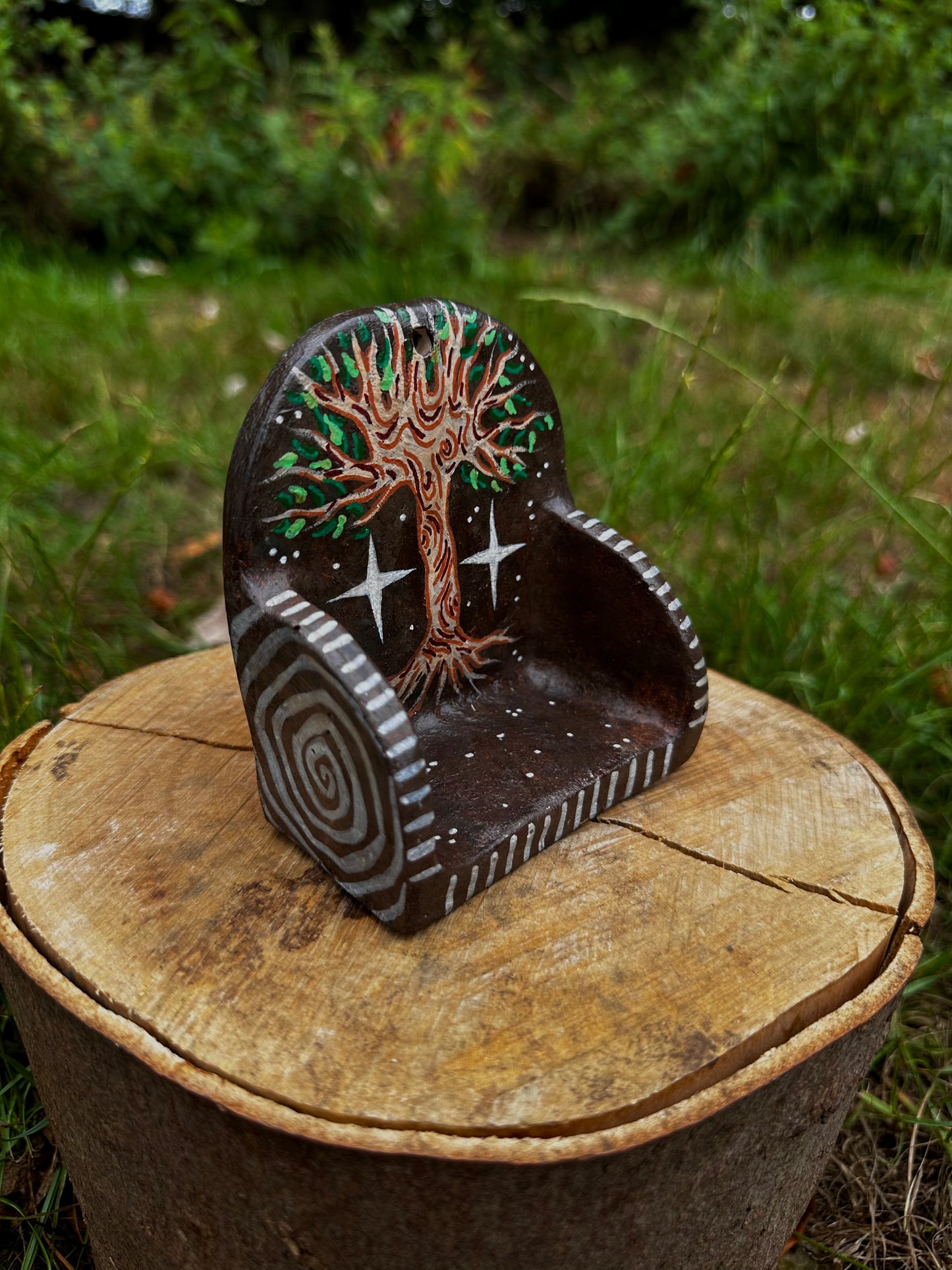 Whimsical mini wall shelf.