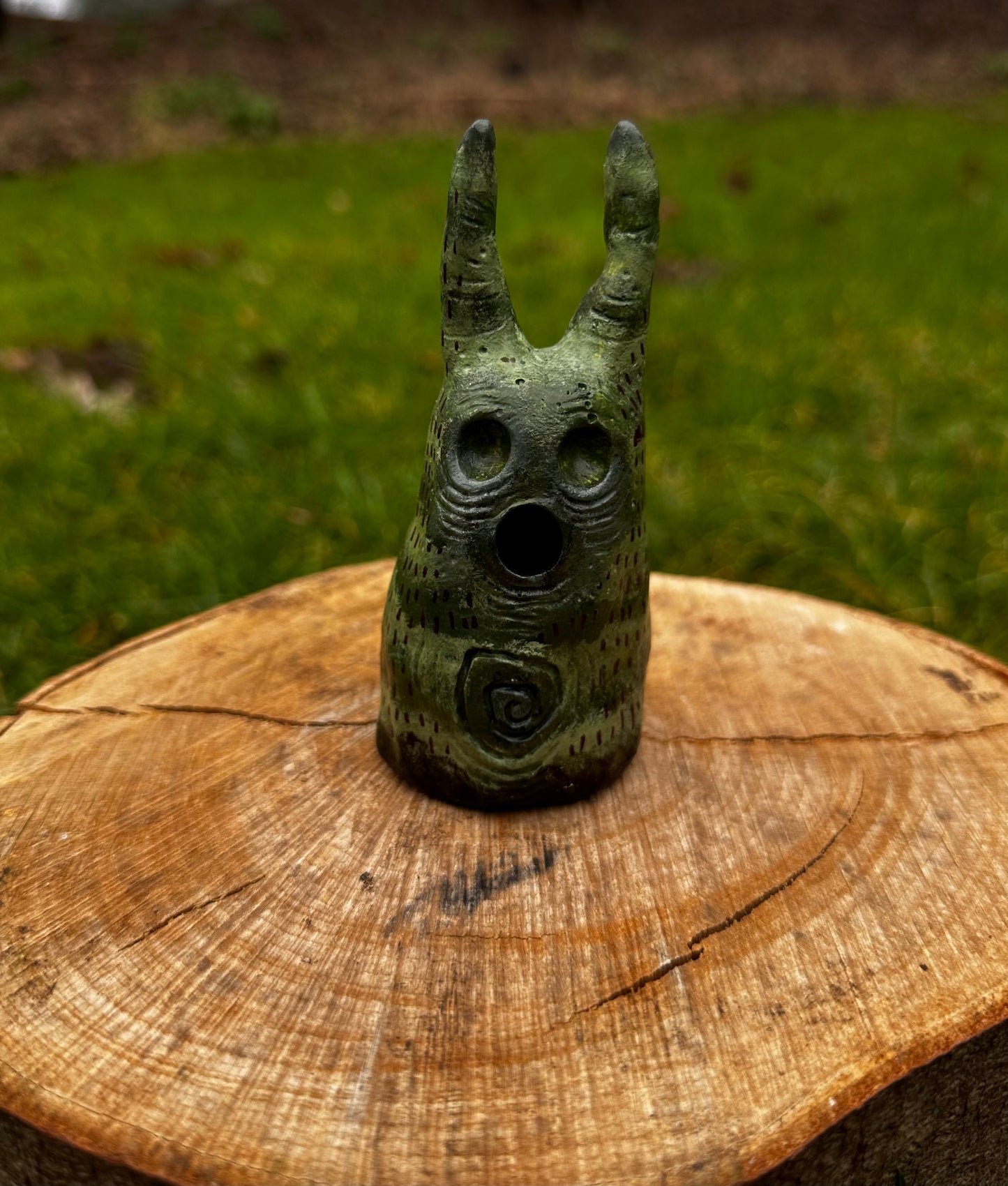 The exhales incense cone cover.