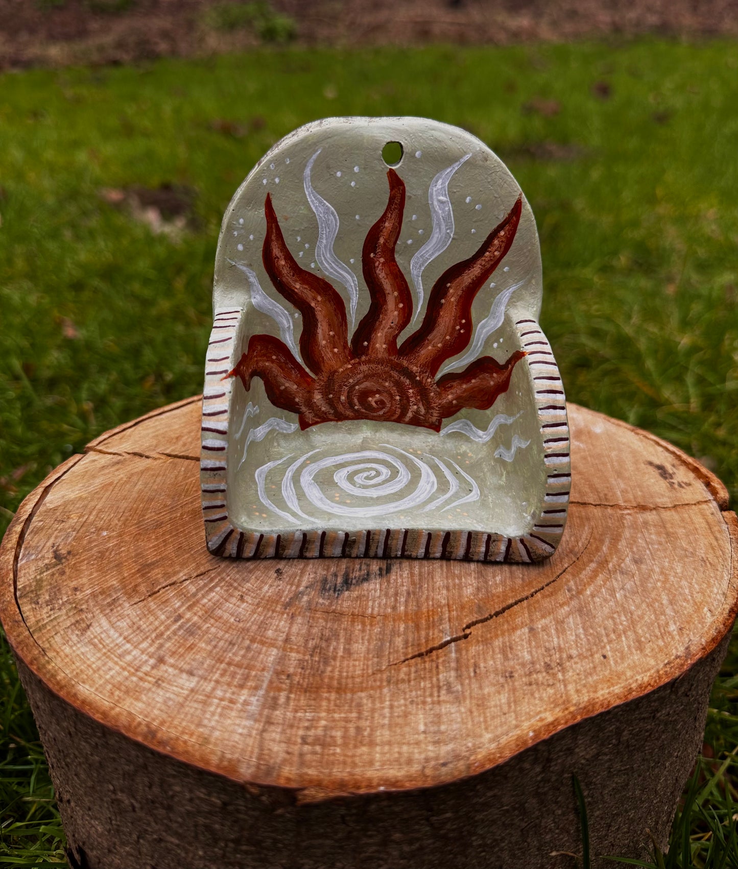 Whimsical mini wall shelf.