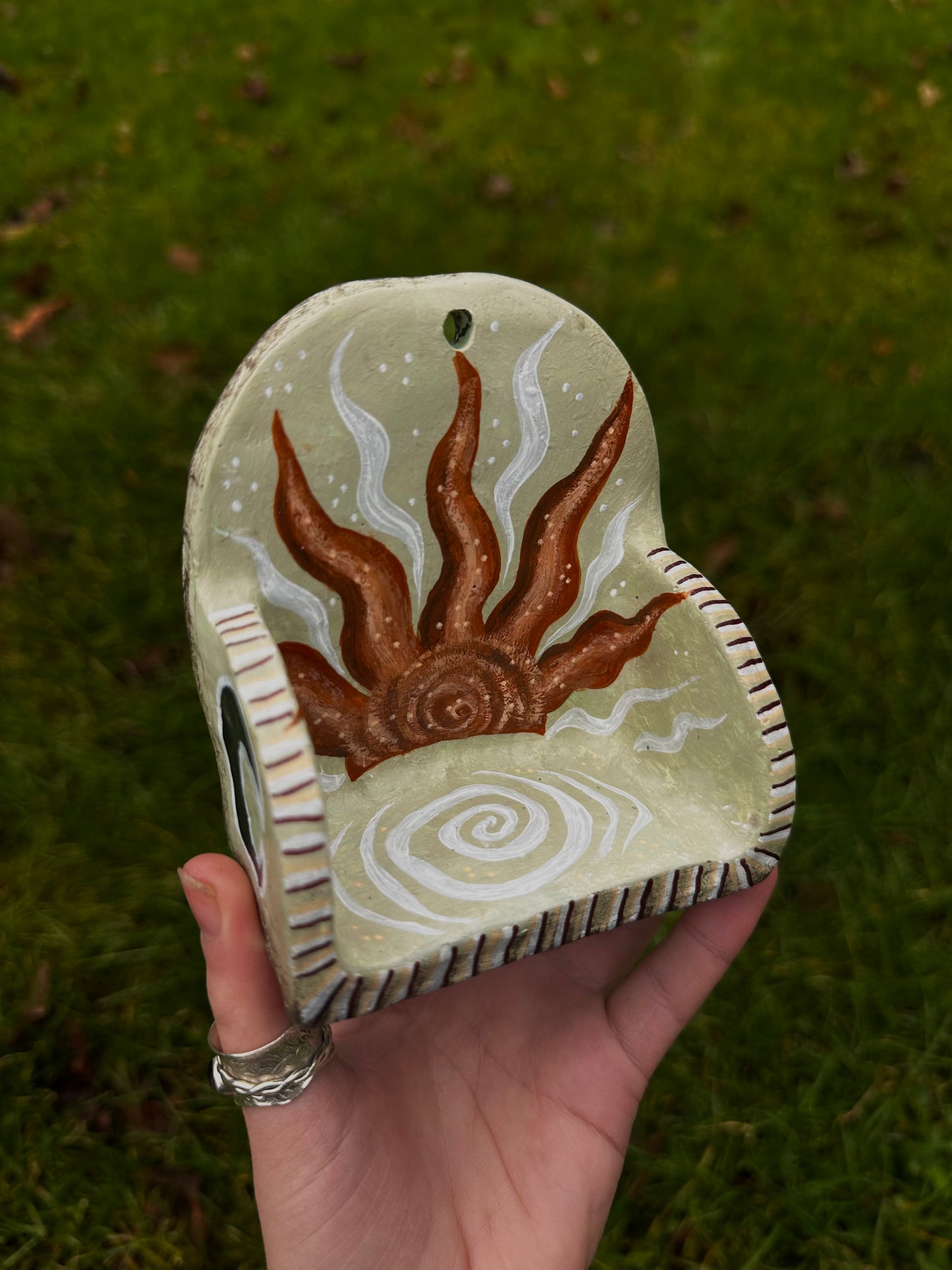 Whimsical mini wall shelf.