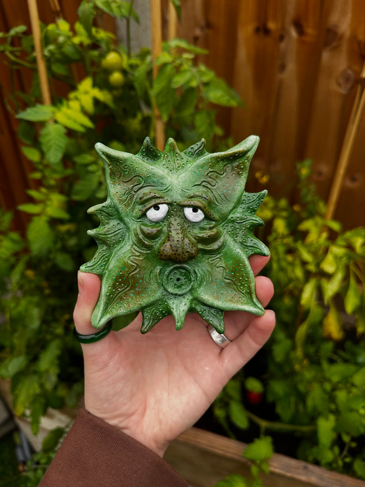 The leafy guy- Multi use decor piece.