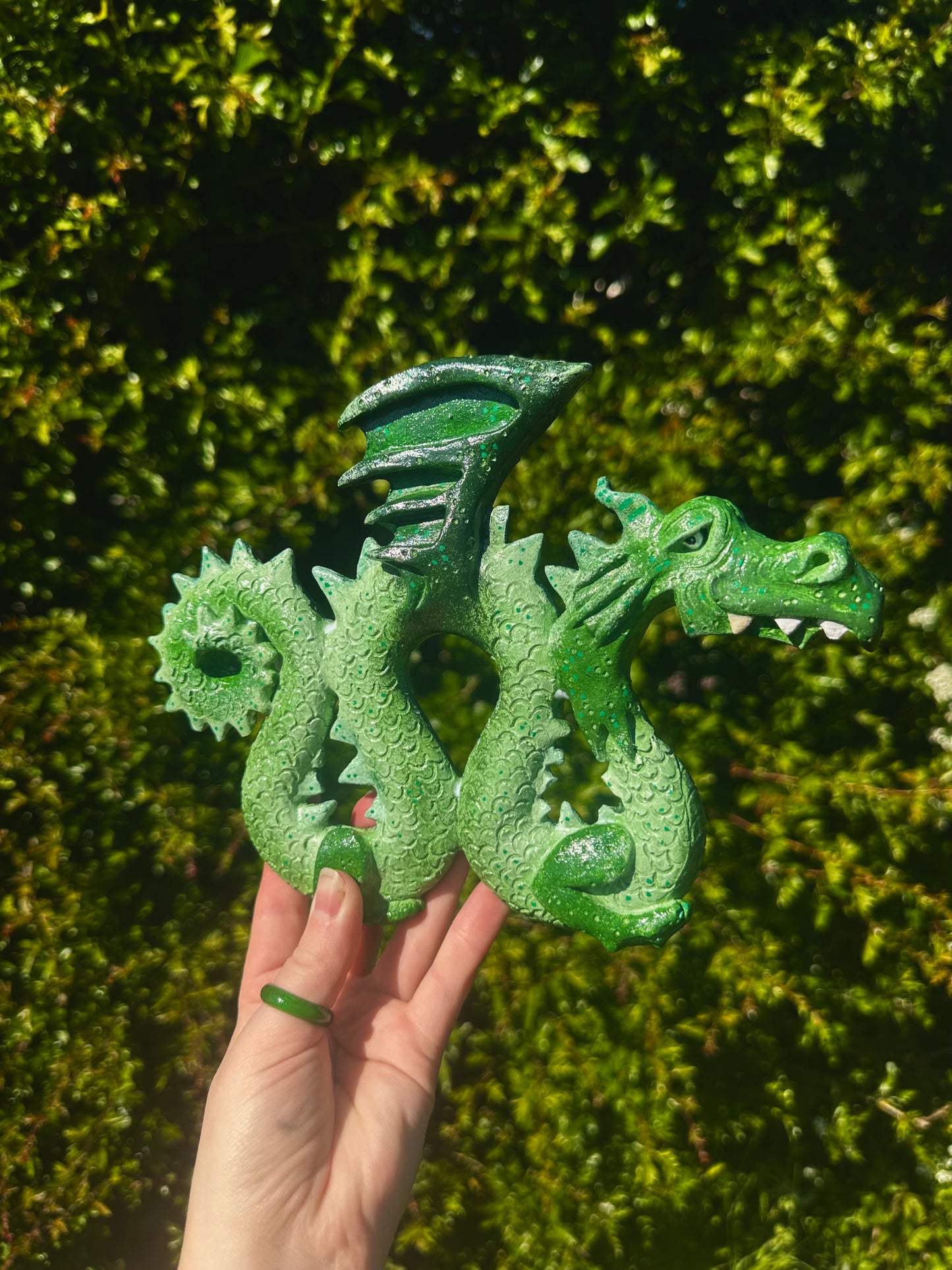 The wise Dragon wall piece.