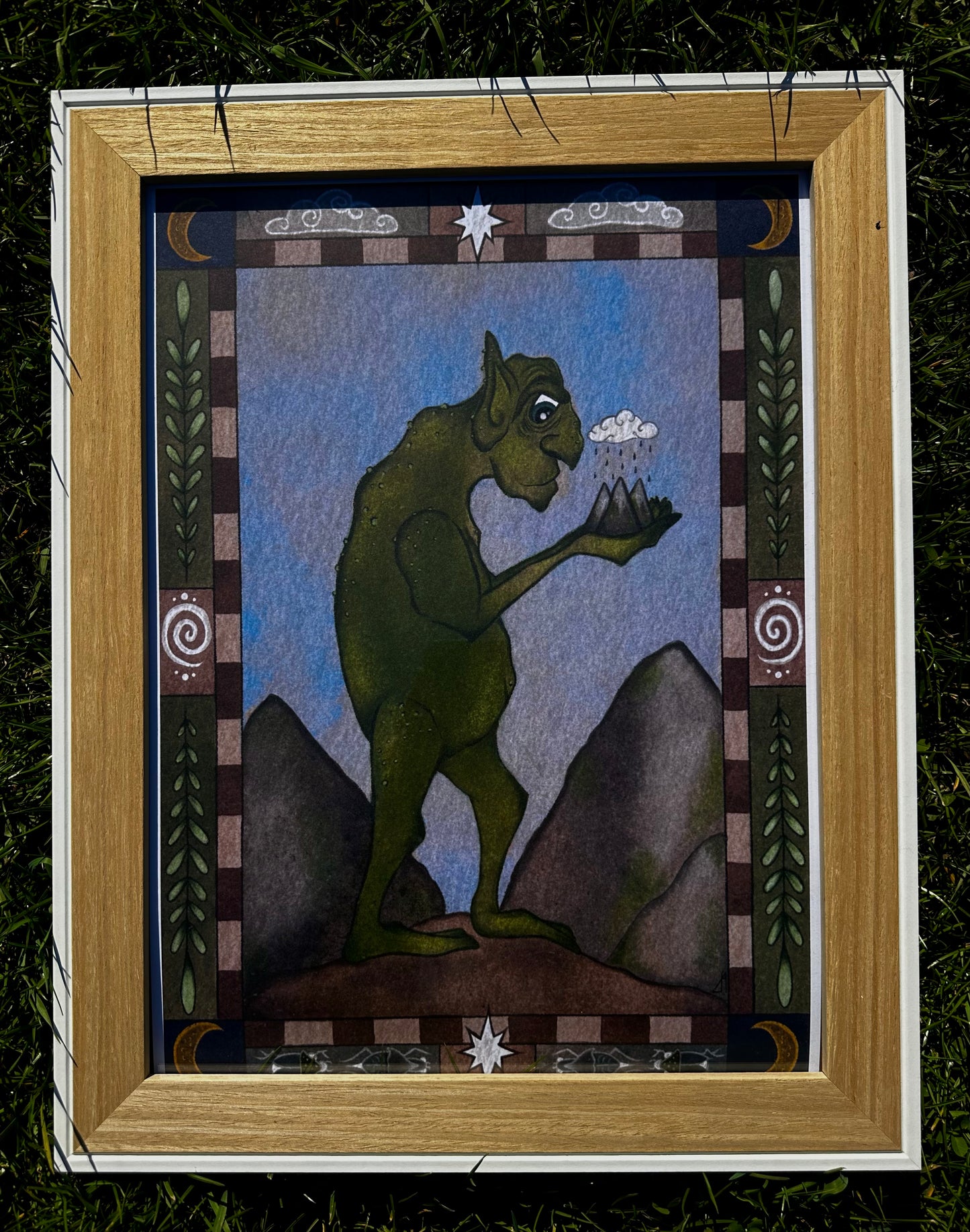 The Mountain Walker print