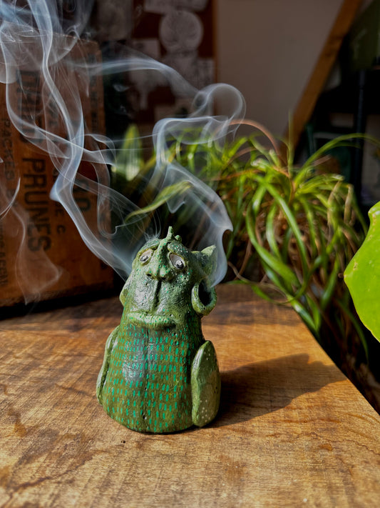 The mindful expel incense creature.