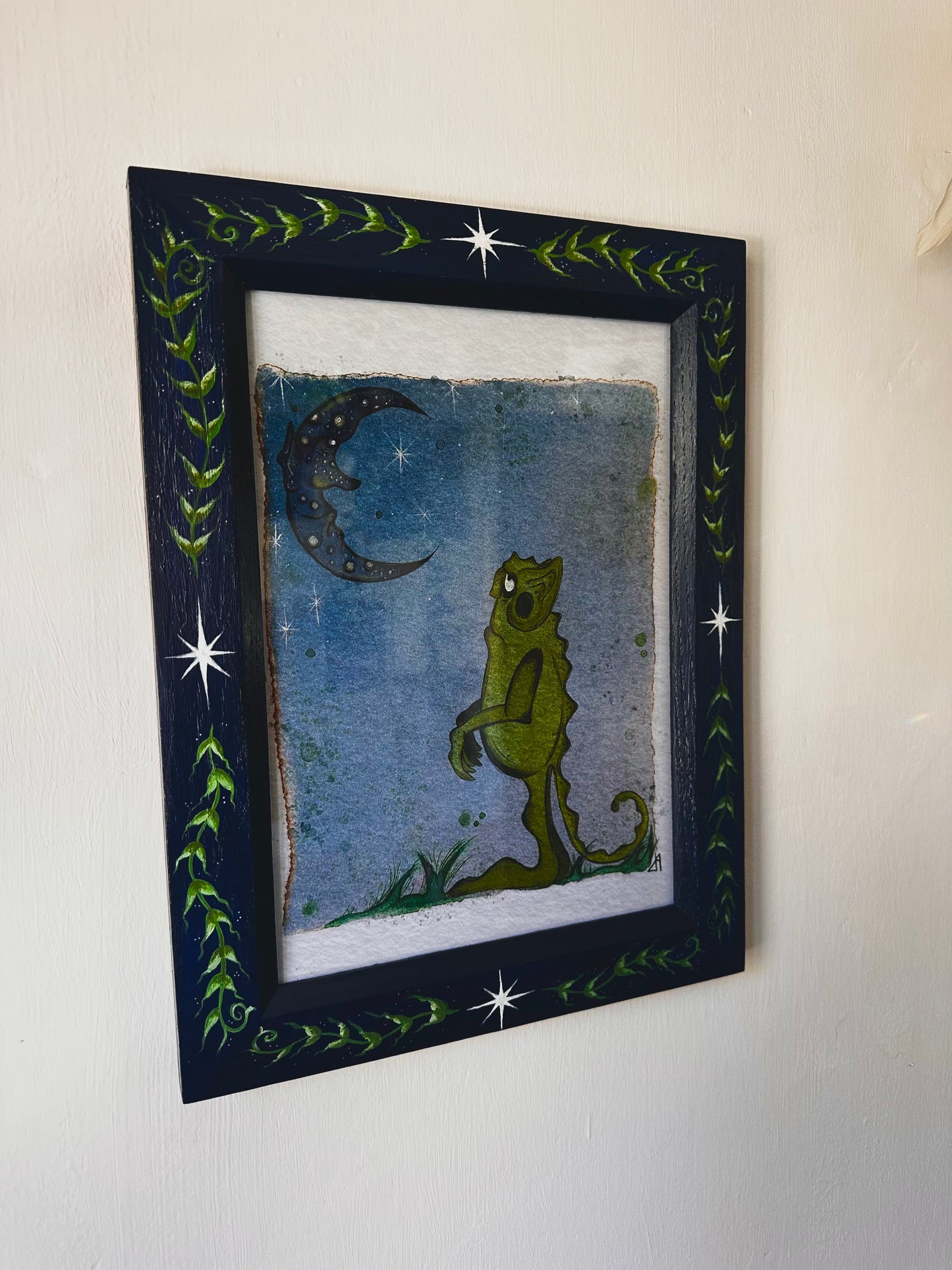 The midnight walker with up-cycled frame.