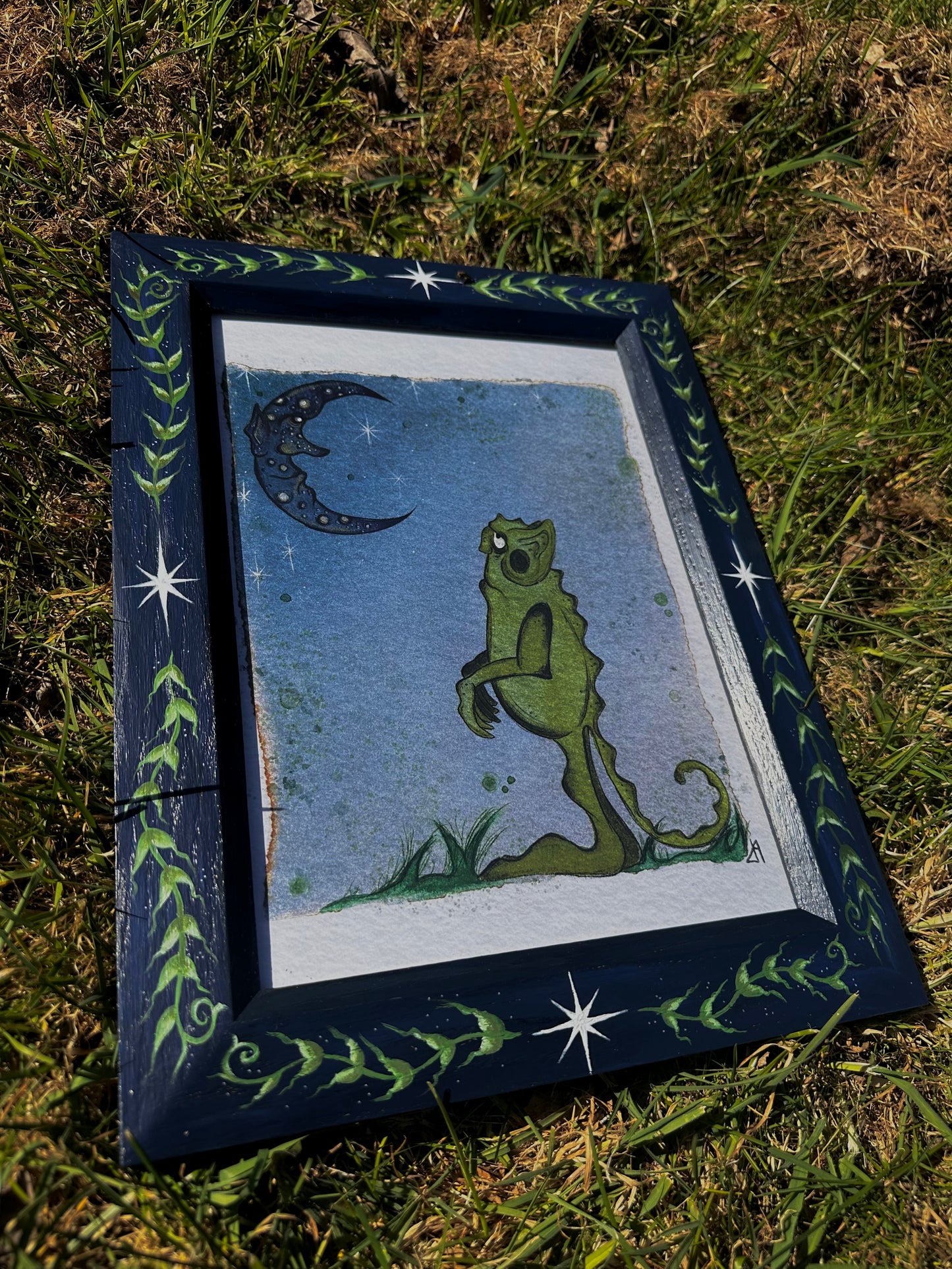 The midnight walker with up-cycled frame.