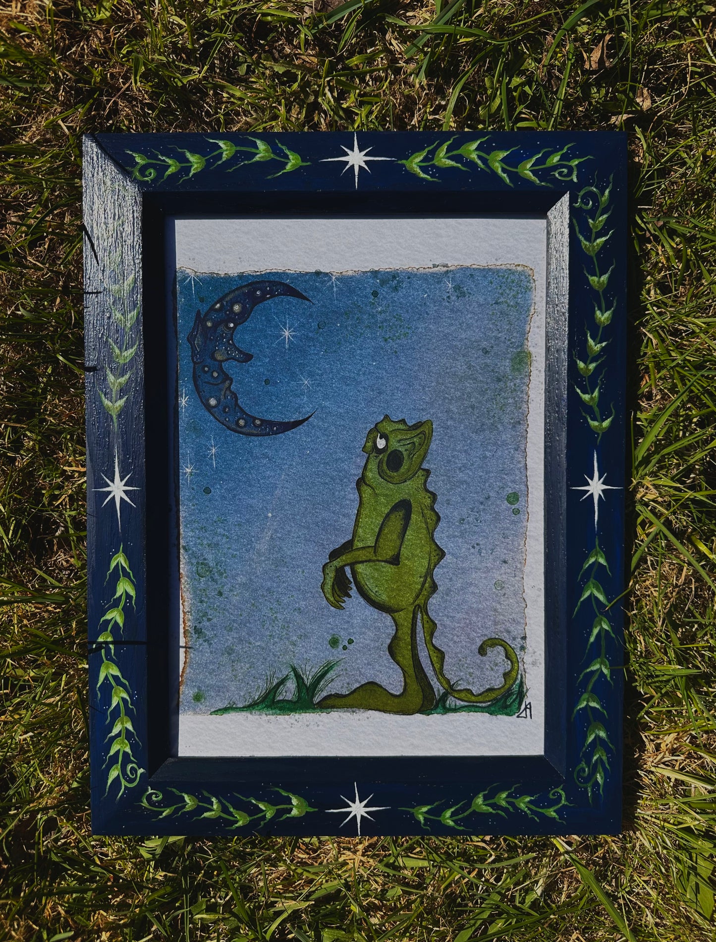 The midnight walker with up-cycled frame.