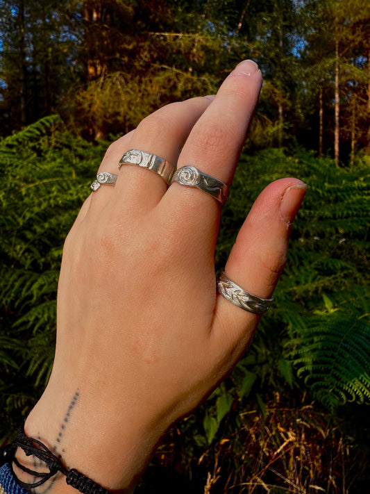 Sterling Silver rings.