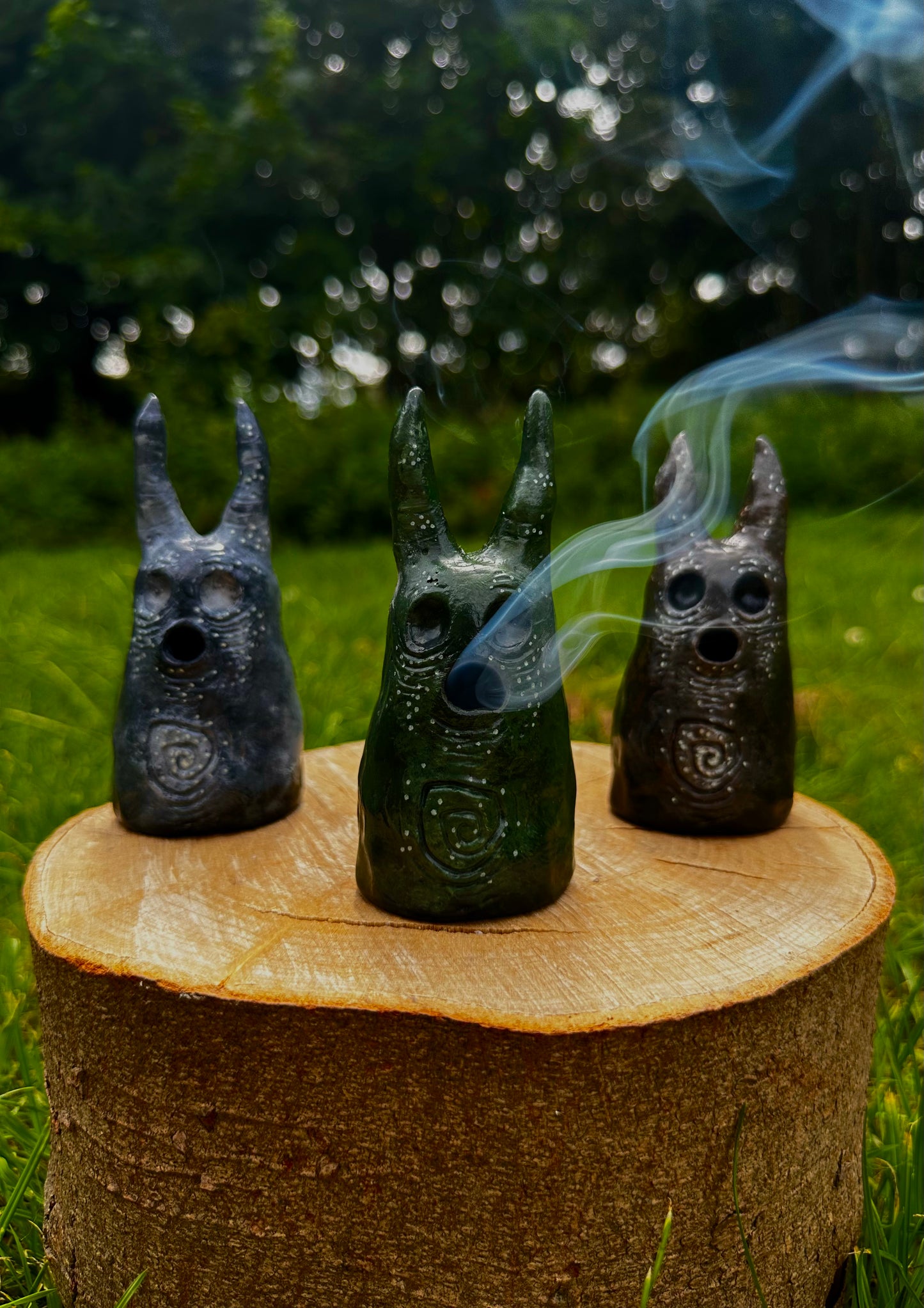 The exhales incense cone cover.