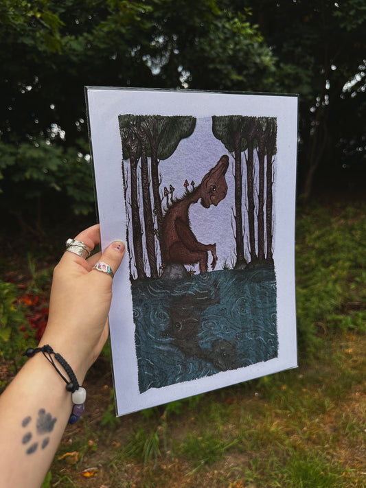 Creatures Reflection print.