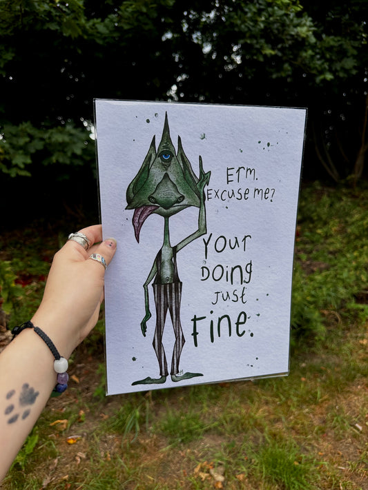 Reminder Creature print.